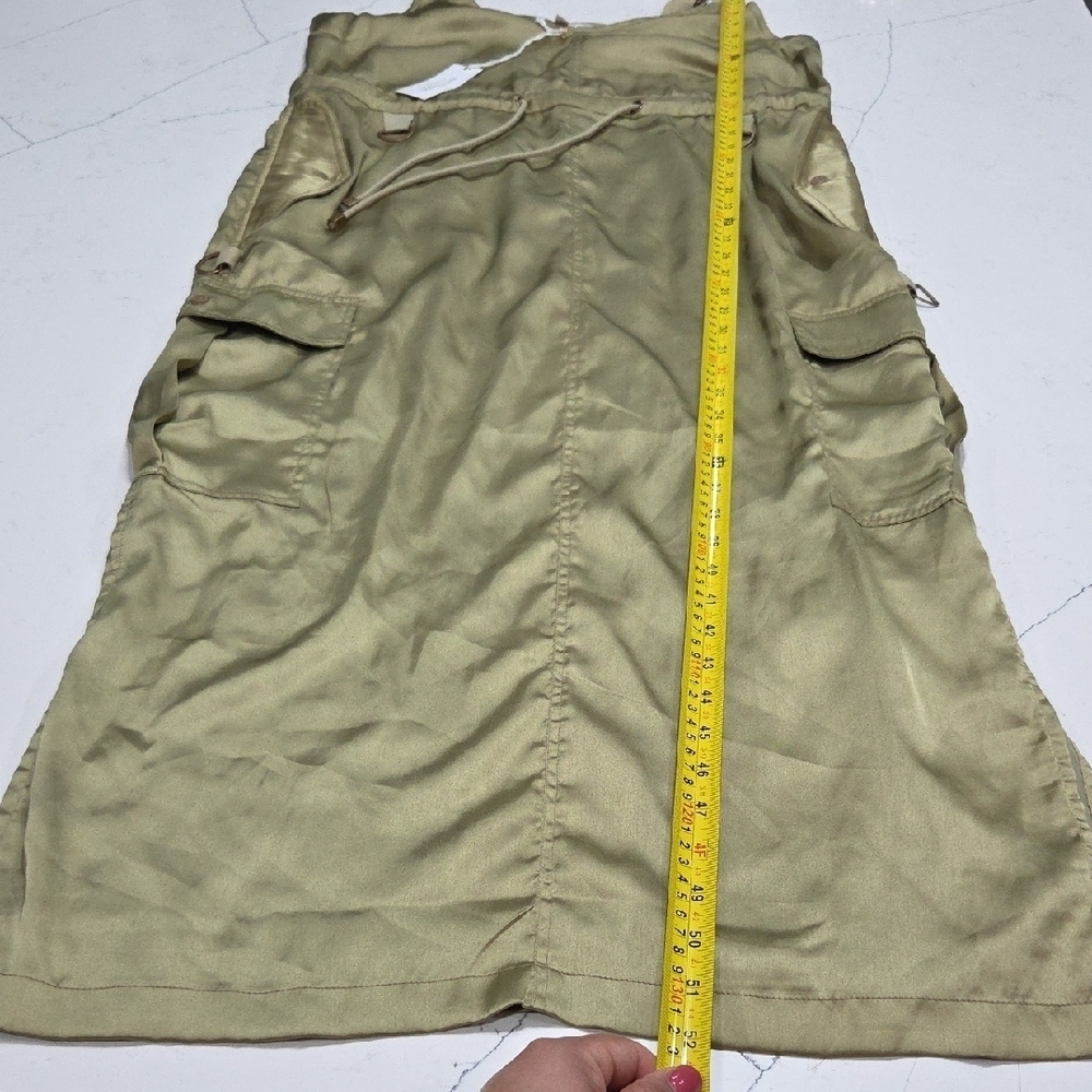 Love The Lavel  Olive Utility Dress Sz Medium New With Tags - Picture 13 of 16